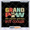 Grandpaw SVG Cooler Than Regular Grandpa 1 Grandpaw SVG Cooler Than Regular Grandpa
