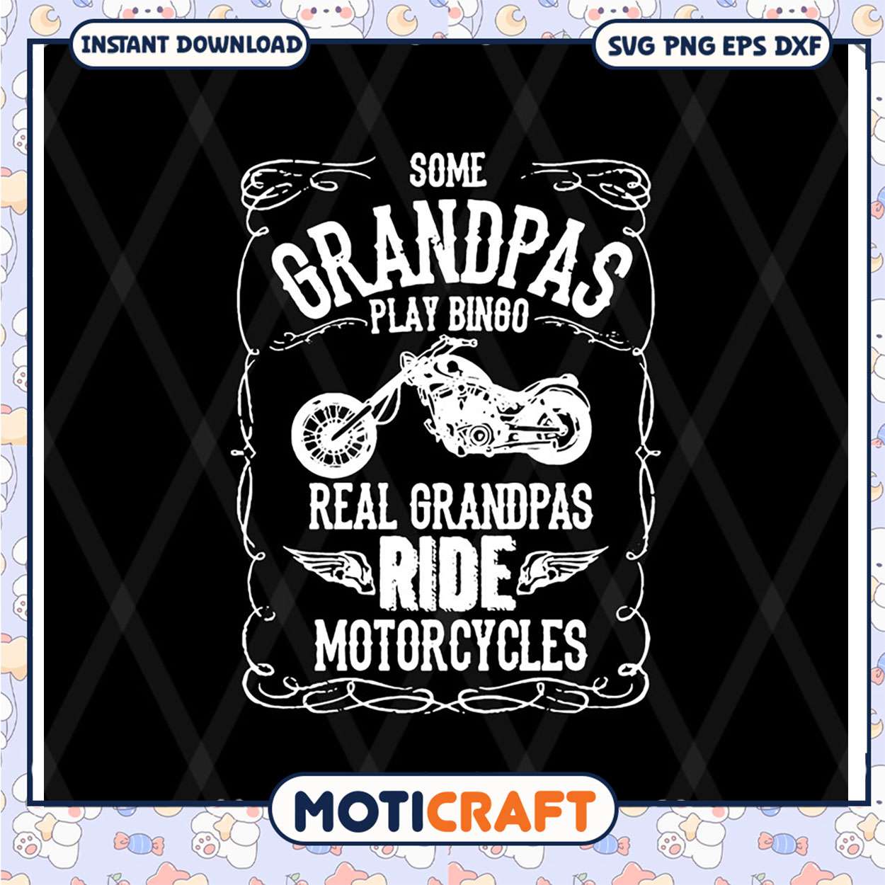 Grandpas Ride Motorcycles SVG Grandpas Ride Motorcycles SVG