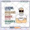 Grandpa SVG Legend Husband Daddy Design