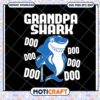Grandpa Shark SVG Design Fun for Kids Instant Download Art