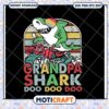 Grandpa Shark SVG Motorcycle Design