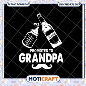 Grandpa Promoted SVG Design