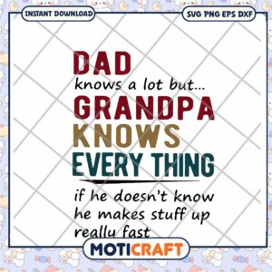 Grandpa Knows Everything SVG