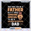 Golden Retriever Dad SVG Cut File