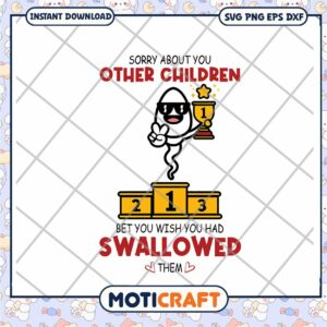 Funny Sperm SVG, Other Children Design
