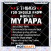 Five Fun Facts About My Crazy Papa SVG Design Download 2 Five Fun Facts About My Crazy Papa SVG Design Download