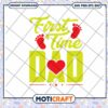 First Time Dad SVG Cut File 1 First Time Dad SVG Cut File