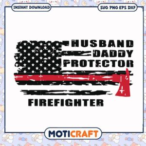 Firefighter Husband SVG Cut File