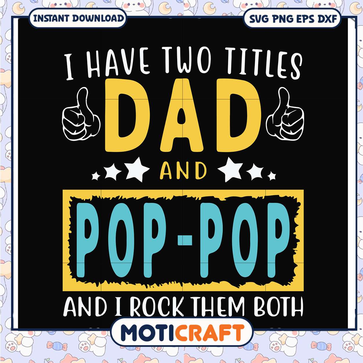 Dad Pop Pop SVG Cut File Instant Download Dad Pop Pop SVG Cut File Instant Download