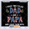Dad Papa SVG Two Titles Design 2 Dad Papa SVG Two Titles Design