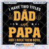 Dad Papa SVG Cut File Design 1 Dad Papa SVG Cut File Design
