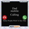 Dad Mobile Calling SVG Cut File 2 Dad Mobile Calling SVG Cut File