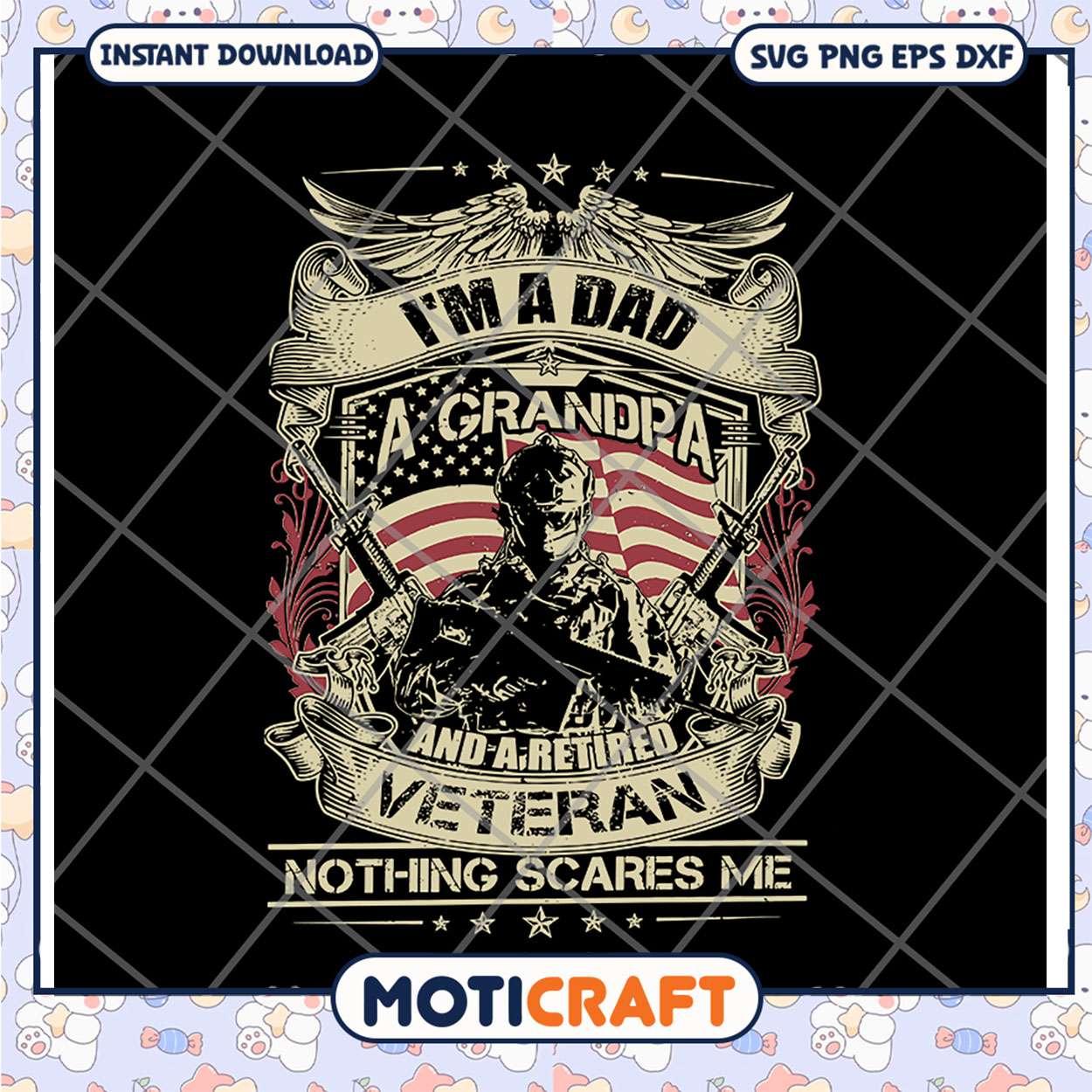 Dad Grandpa Veteran SVG Design Dad Grandpa Veteran SVG Design