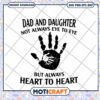 Dad Daughter SVG Heart to Heart Design 1 Dad Daughter SVG Heart to Heart Design