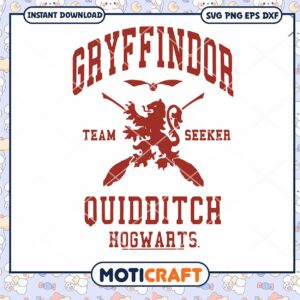 Gryffindor Quidditch Hogwarts Svg