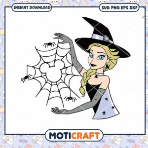 Frozen Elsa Princess Hallween Svg