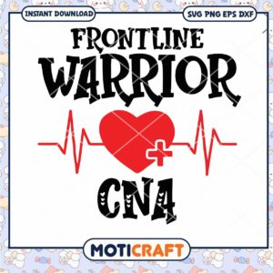 Frontline Warrior CNA Svg