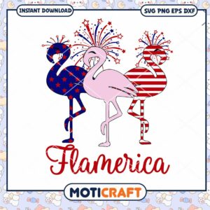 Flamerica Independence Day svg