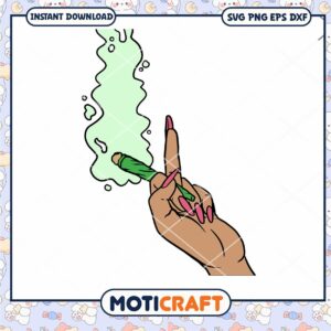 Female Hands Middle Finger Svg