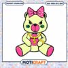 Female Gangster Teddy Bear Made Of Money Svg, Teddy Bear svg