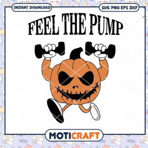 Feel The Pump Weightlifting Svg