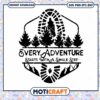 Every Adventure Starts With A Single Step Svg, Hiking Svg, Camping Svg