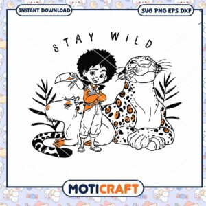 Encanto Antonio Stay Wild Svg
