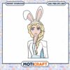 Elsa in Bunny Ears Svg, Elsa bunny Svg, Disney Pincess Svg