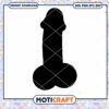 Penis SVG, Penis Black Silhouette svg, Penis Outline svg