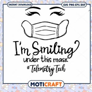 Im Smiling Under This Mask Telemetry Tech 2021 Svg