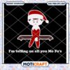 I'm Telling On All You Mo Fo s Svg, Christmas Svg, christmas boy svg