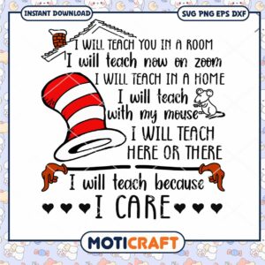 I Will Teach You In A Room I Will Teach Now On Zoom Svg