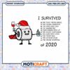 I Survived List Of 2020 Svg, Christmas Svg, toilet paper svg