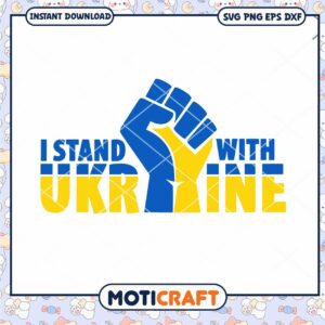 I Stand With Ukraine Svg