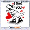I Rawr You Dinosaur Svg, Rawr Means Svg, Dinosaur heart svg