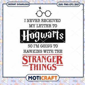 Hogwarts stranger things svg , harry potter movies​ svg
