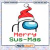 Imagen Merry Sus Mas Among Us Svg, Among Us Svg, Christmas Svg