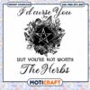 Id Curse You But You re Not Worth The Herbs Svg, Star svg