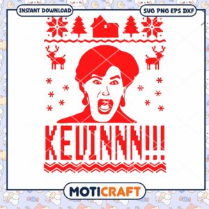 Home Alone KEVIN svg, KEVIN svg, Merry Christmas Ya Filthy Animal SVG