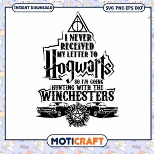 Hogwarts Winchesters Supernatural Svg Hogwarts Winchesters Supernatural Svg