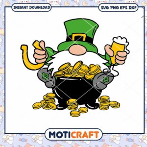 Gnome Pot Of Gold Svg