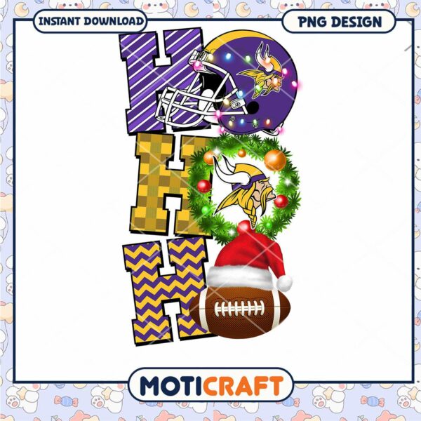 Vikings Christmas PNG Sublimation Design