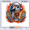 Vibrant Skull and Bear PNG Design for Instant Download Art