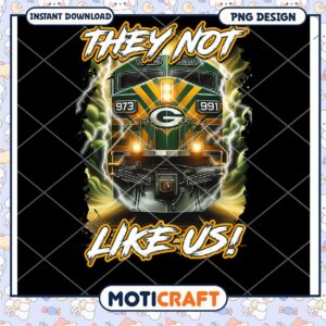 Train PNG Design They Not Like Us Instant Download Graphic Art