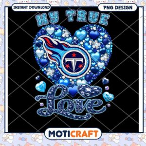 Titans True Love Heart PNG Design