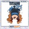 Titans Girl PNG Sublimation Design