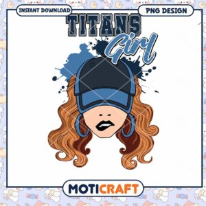 Titans Girl PNG Sublimation Design