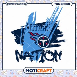 Titans Nation PNG Design Instant Download