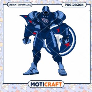 Titan Robot PNG Sublimation Design