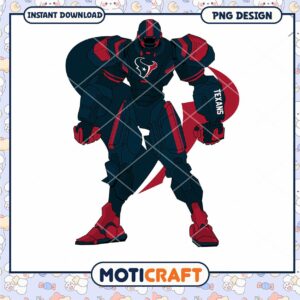 Texans Robot PNG Sublimation Design